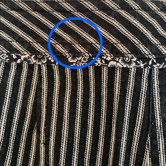 Ann Taylor LOFT Laura Black Striped Pants, Size 6 - Picture 7 of 8